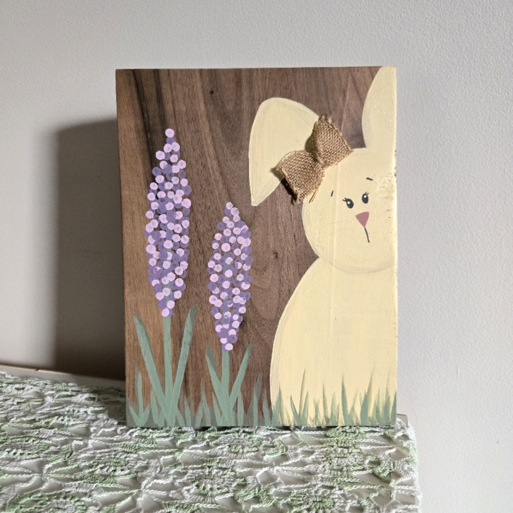 Hand Painted Rustic Spring Sign